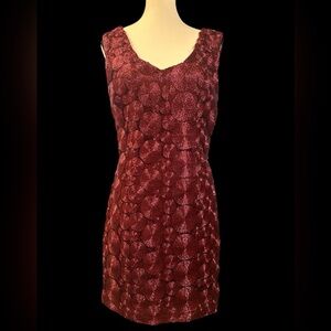 WOW Couture Red Textured Dress